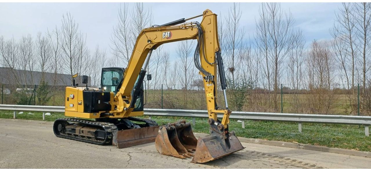 2023 Caterpillar 308 crawler excavator, side view 2023 Caterpillar 308 crawler excavator, side view