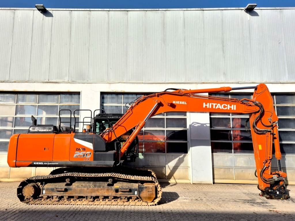 2023 Hitachi Zaxis 250 crawler excavator, side view