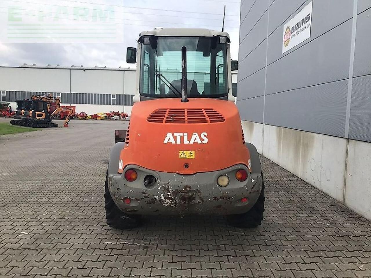 2008 Atlas AR 80 mini excavator, rear view 2008 Atlas AR 80 mini excavator, rear view