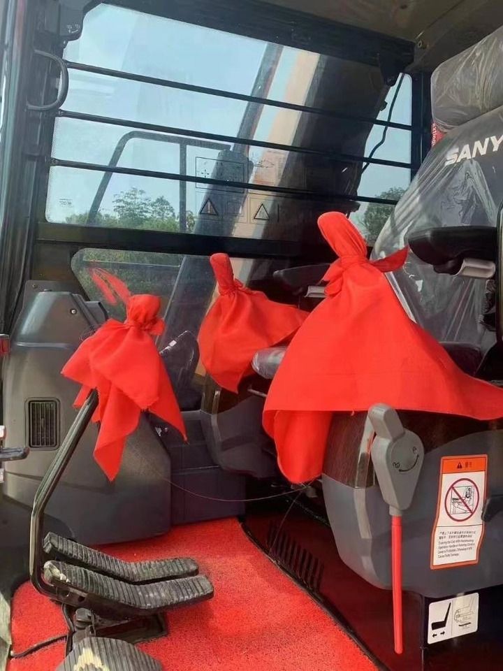 2024 Sany SY75C mini excavator interior view 2024 Sany SY75C mini excavator interior view