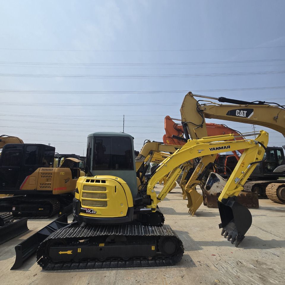 2022 Yanmar VIO55 mini excavator, side view