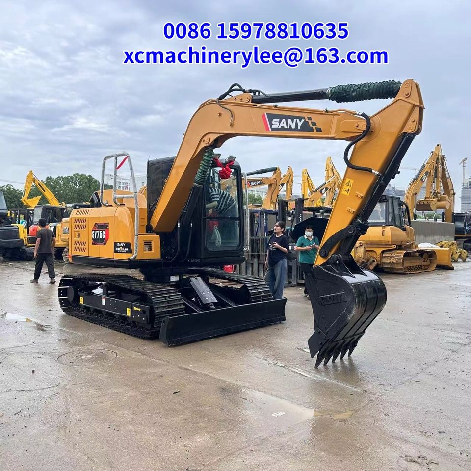2024 Sany SY75C crawler excavator, side view 2024 Sany SY75C crawler excavator, side view