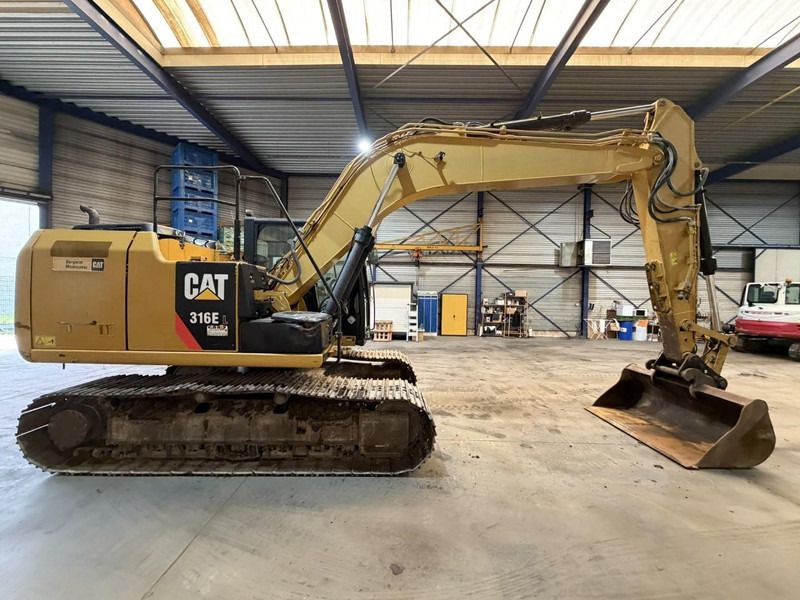 2014 Caterpillar 316EL crawler excavator side view