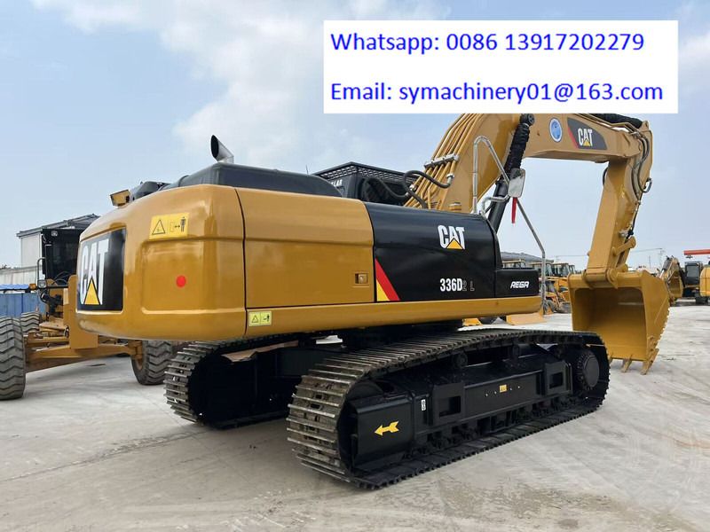 2025 Caterpillar 336D2L crawler excavator, rear three-quarter view 2025 Caterpillar 336D2L crawler excavator, rear three-quarter view