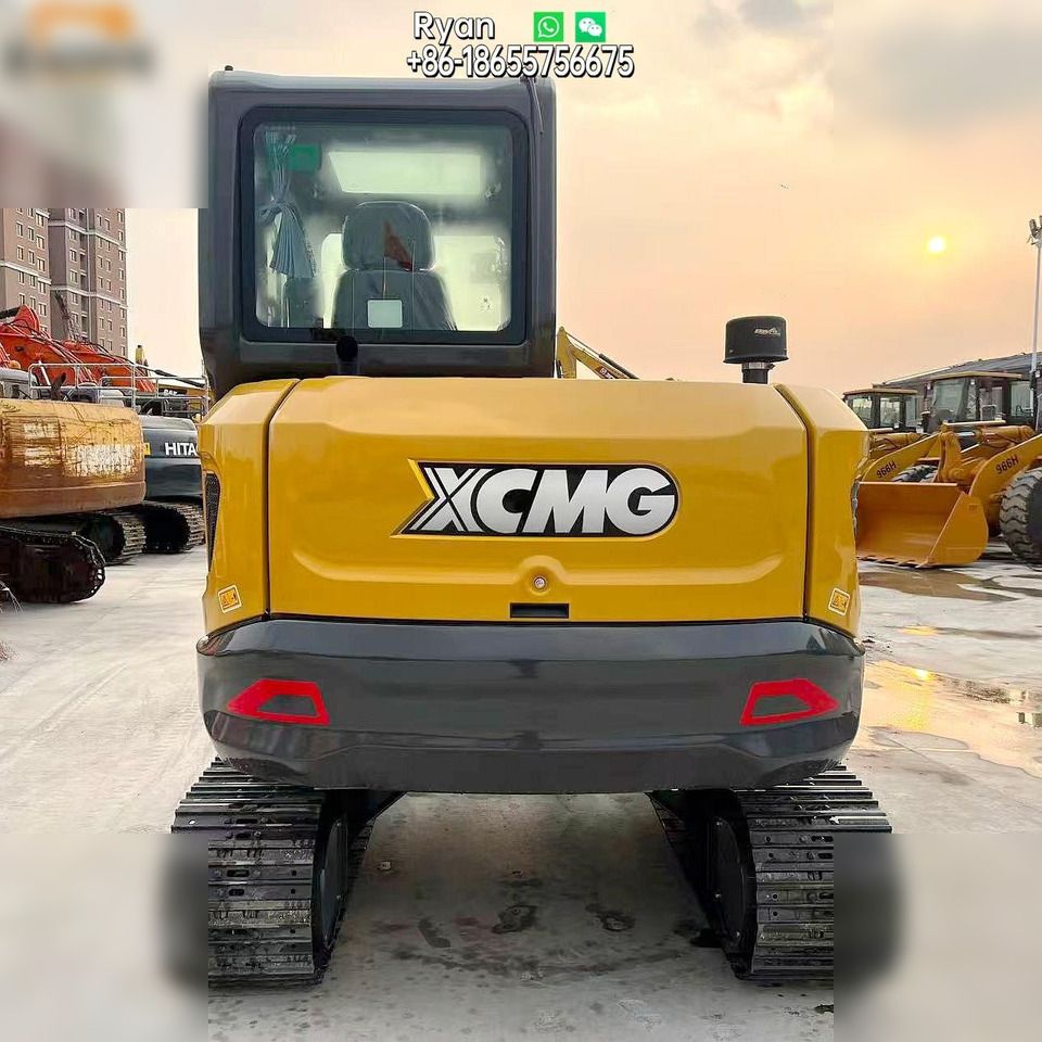 2026 XCMG XE60GPRO crawler excavator rear view