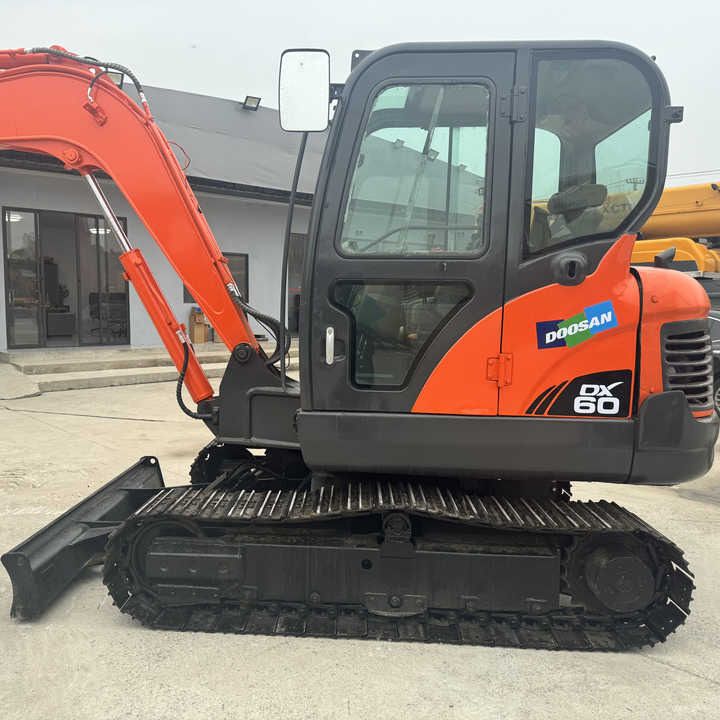 2018 Doosan DX60 crawler excavator side view 2018 Doosan DX60 crawler excavator side view
