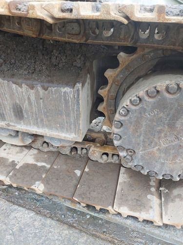 2012 Komatsu PC240LC-8 crawler excavator track drive detail 2012 Komatsu PC240LC-8 crawler excavator track drive detail