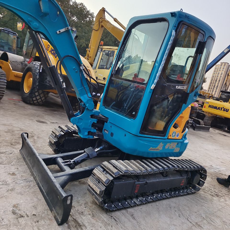 2023 Kinglev U-35 mini excavator, front three-quarter view