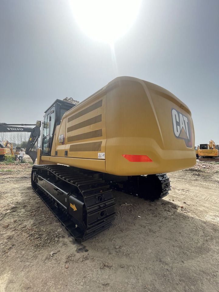 2024 Caterpillar 336GC crawler excavator, rear three-quarter view