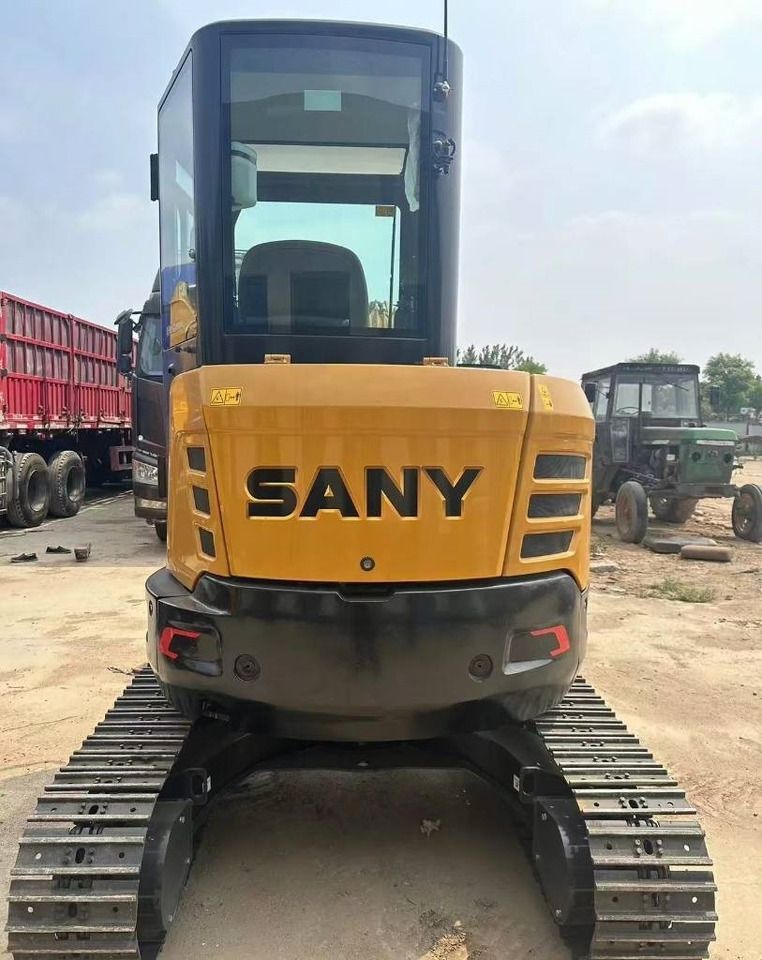 2024 Sany SY35 mini excavator rear view
