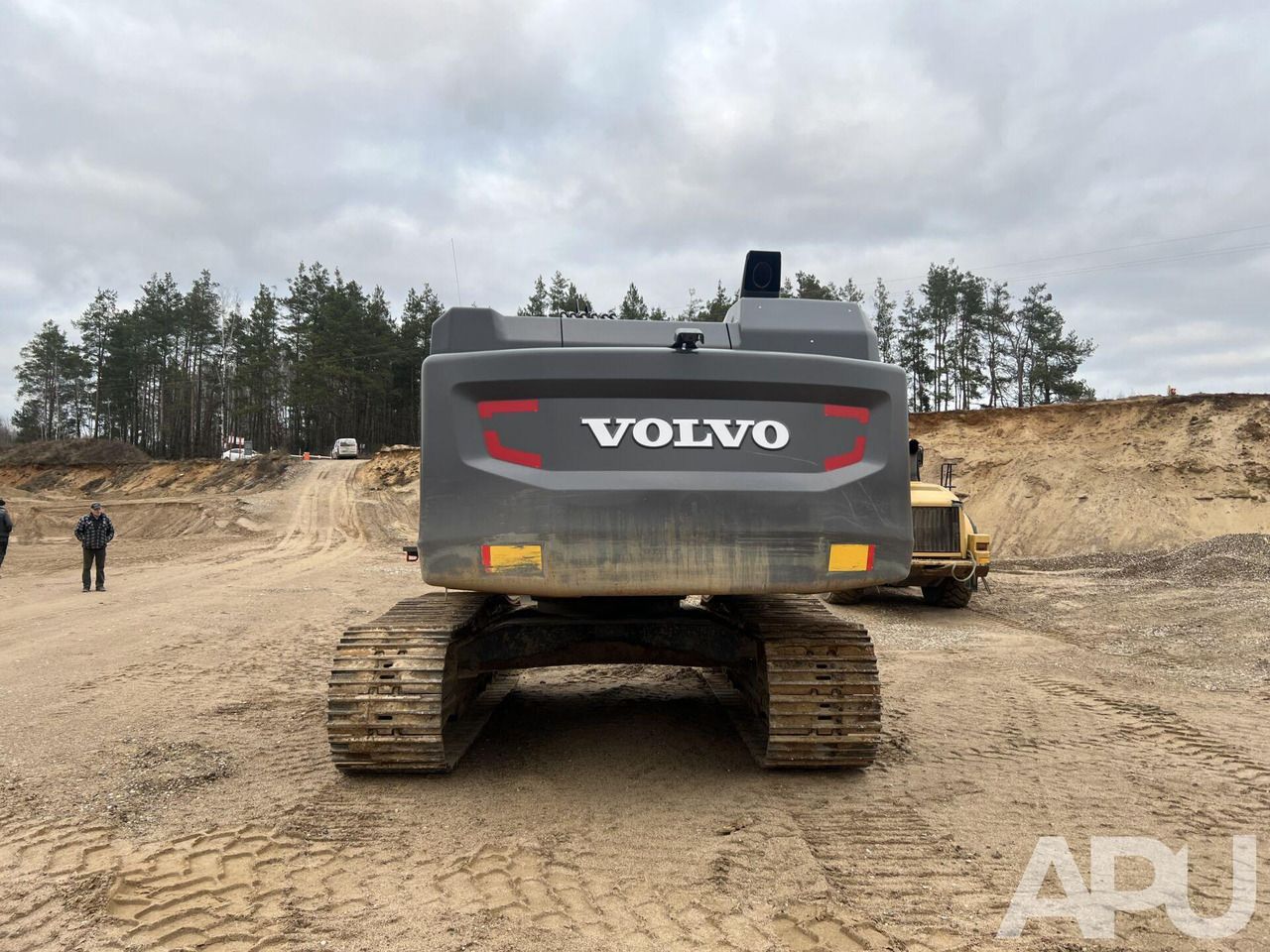 2023 Volvo EC380EL crawler excavator, rear view