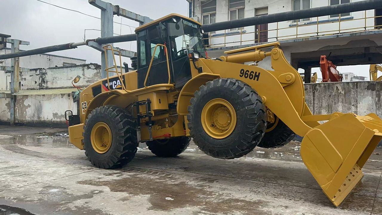2020 Caterpillar 966H wheel loader, side profile view 2020 Caterpillar 966H wheel loader, side profile view
