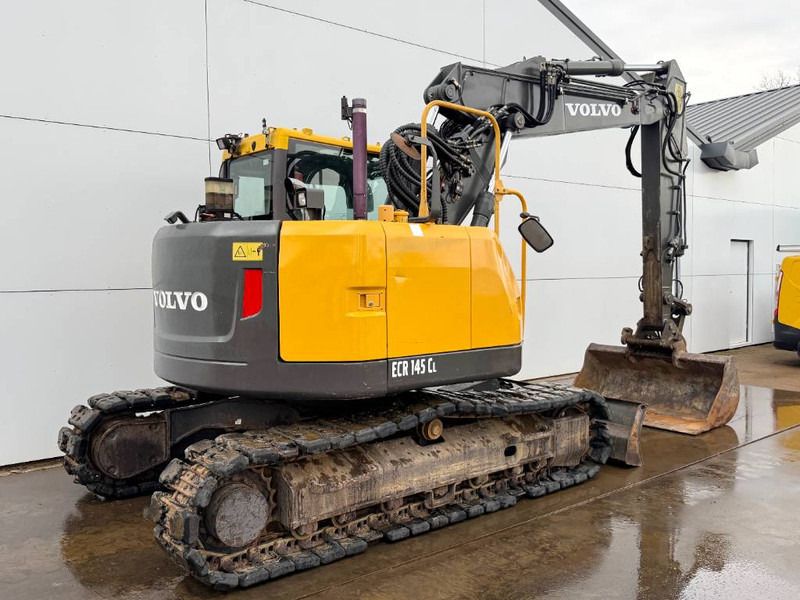 2011 Volvo ECR145CL crawler excavator, rear three-quarter view