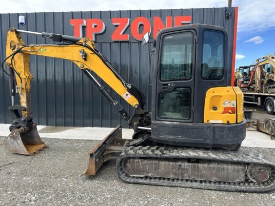 2015 Bobcat E50 mini excavator, side view