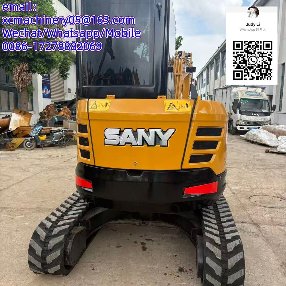 2024 Sany SY35U mini excavator rear view 2024 Sany SY35U mini excavator rear view