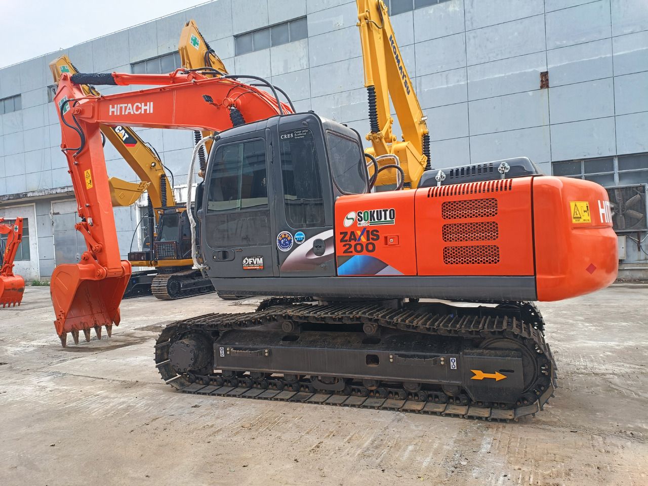 2020 Hitachi Zaxis 200 crawler excavator, side view 2020 Hitachi Zaxis 200 crawler excavator, side view