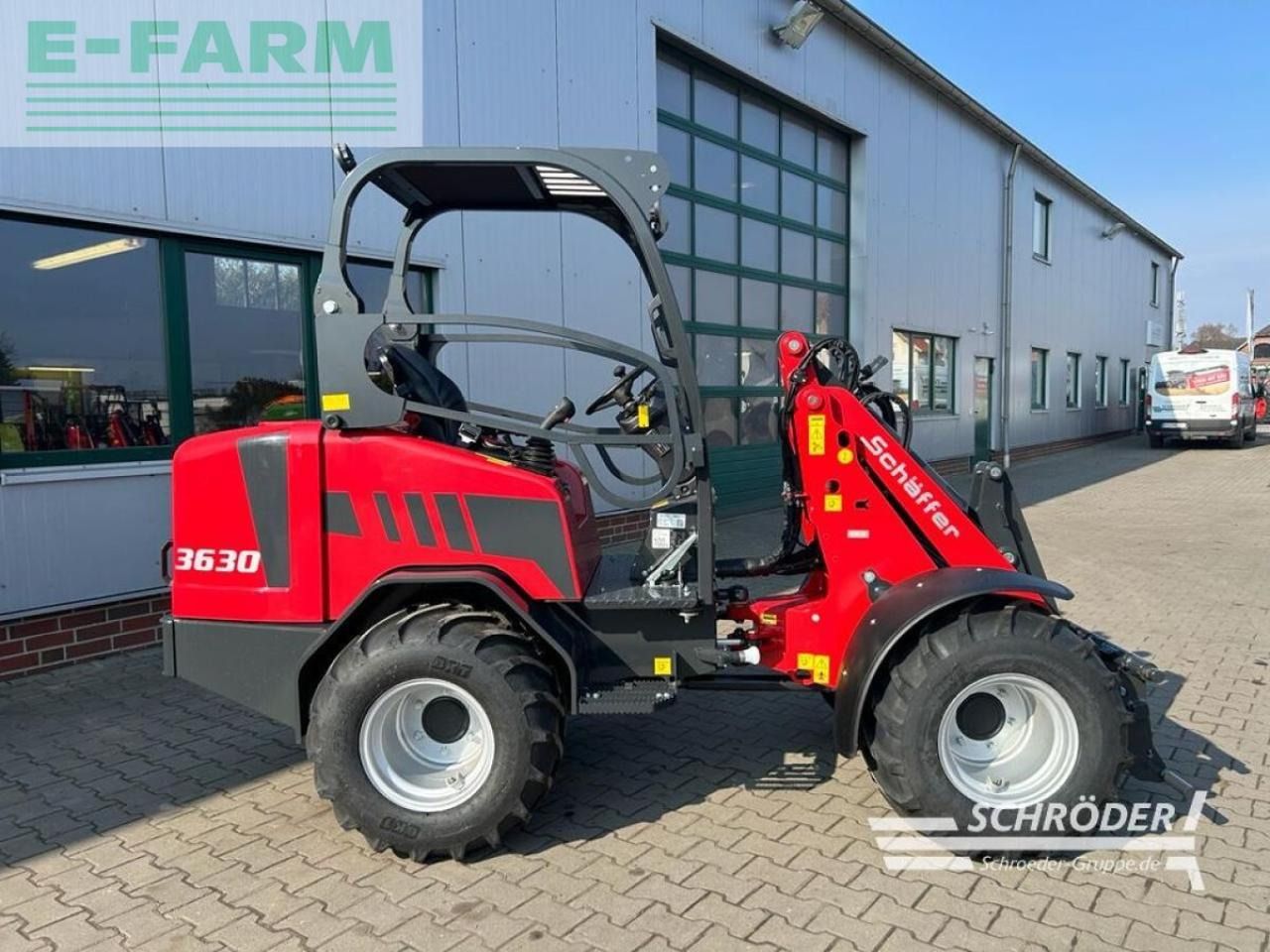 2024 Schäffer 3630 mini excavator, side view