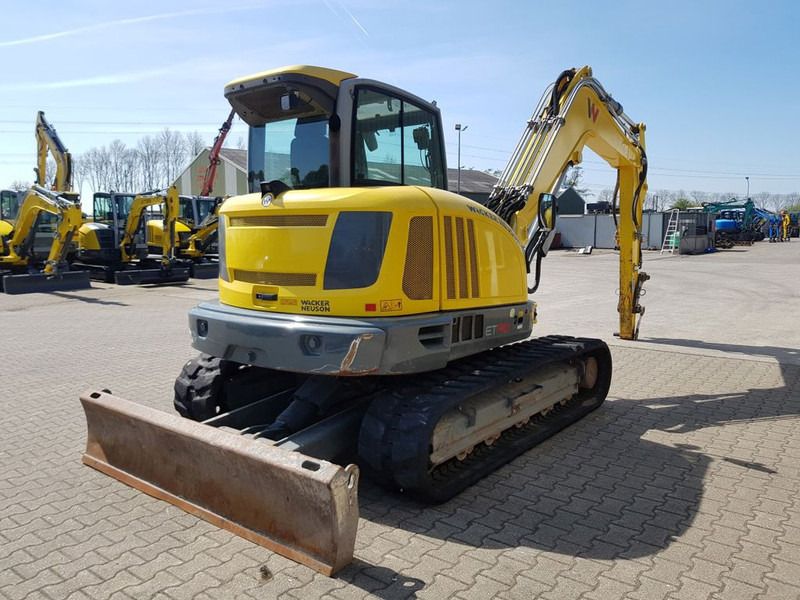 2018 Wacker Neuson ET90 crawler excavator, rear three-quarter view 2018 Wacker Neuson ET90 crawler excavator, rear three-quarter view