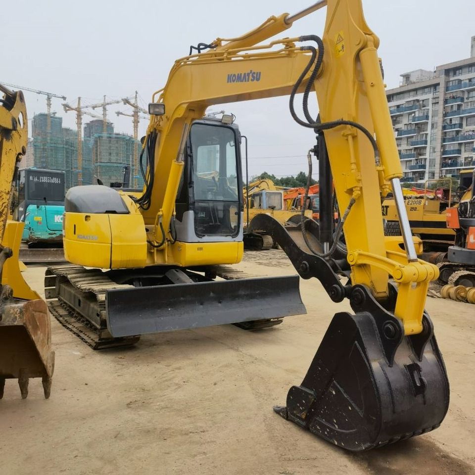 2023 Komatsu PC78US-6 mini excavator, front three-quarter view 2023 Komatsu PC78US-6 mini excavator, front three-quarter view