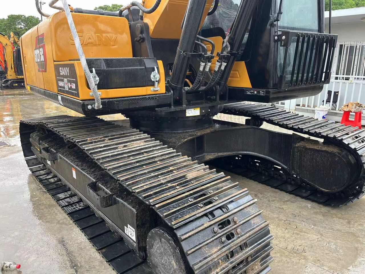 2023 Sany SY215C crawler excavator side view