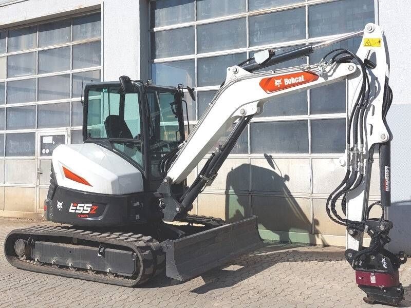2022 Bobcat E55 Z mini excavator, side view 2022 Bobcat E55 Z mini excavator, side view