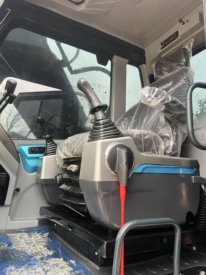 2025 Hyundai HX220HD crawler excavator interior cab view 2025 Hyundai HX220HD crawler excavator interior cab view