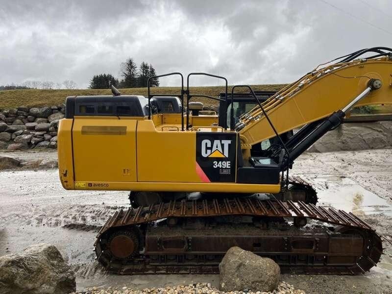 2014 Caterpillar 349E LME crawler excavator side view 2014 Caterpillar 349E LME crawler excavator side view