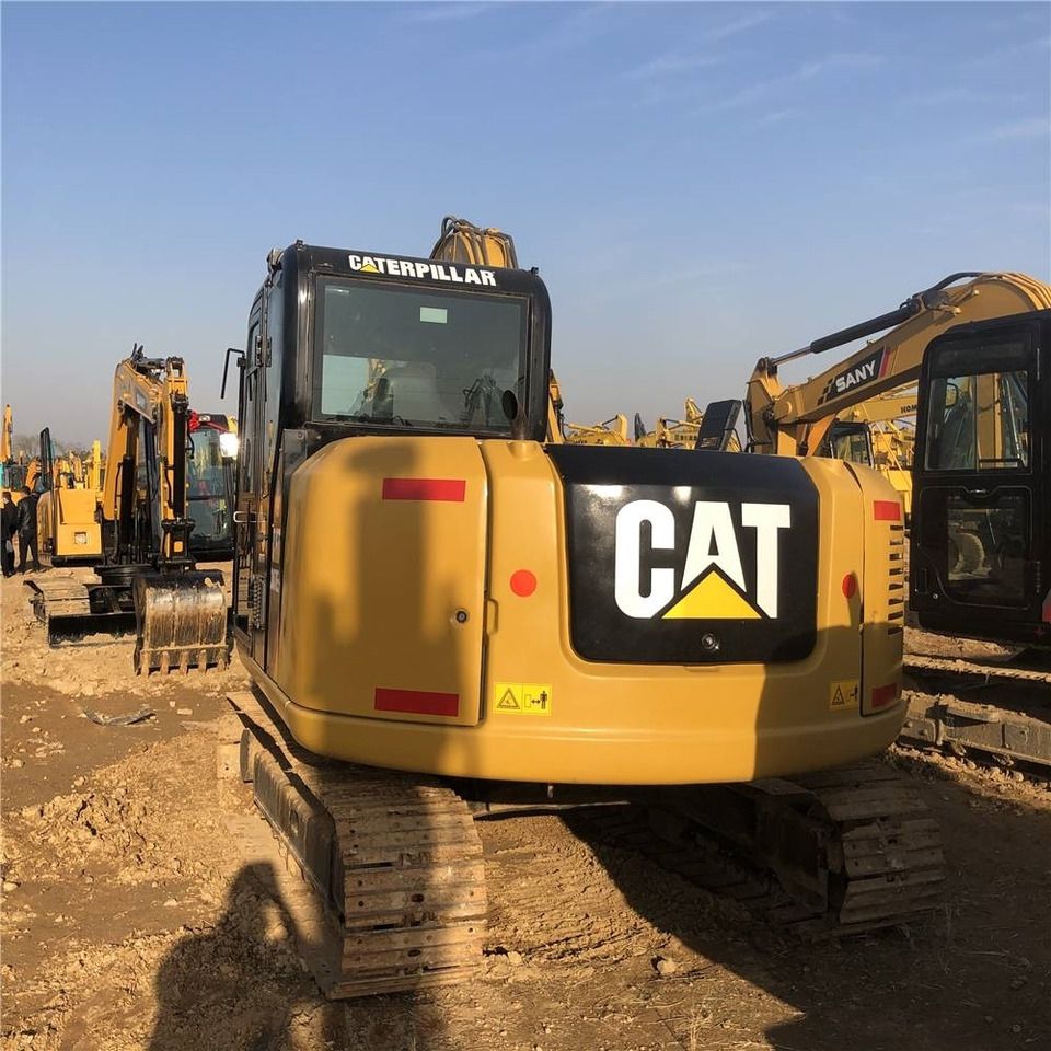 2023 Caterpillar 307E2 mini excavator rear view 2023 Caterpillar 307E2 mini excavator rear view