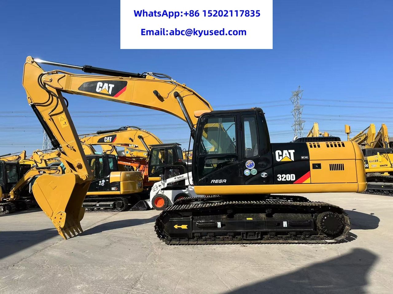 2024 Caterpillar 320D koparka gąsienicowa, widok z boku 2024 Caterpillar 320D koparka gąsienicowa, widok z boku