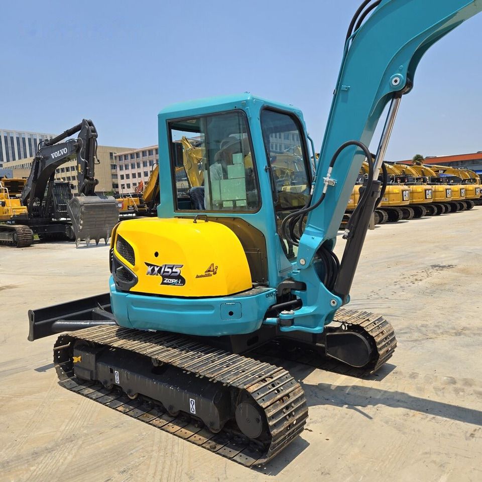 2020 Kubota KX155 mini excavator, side view