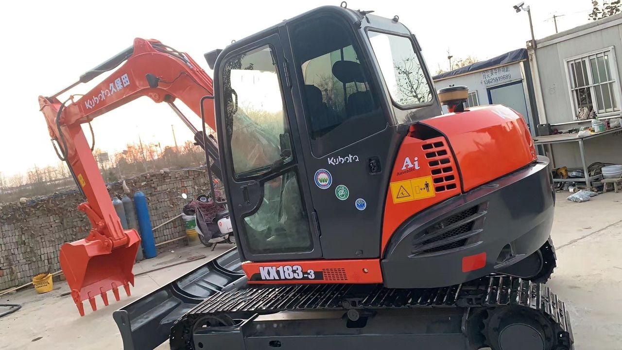 2024 Kubota KX183-3 mini excavator, side view 2024 Kubota KX183-3 mini excavator, side view