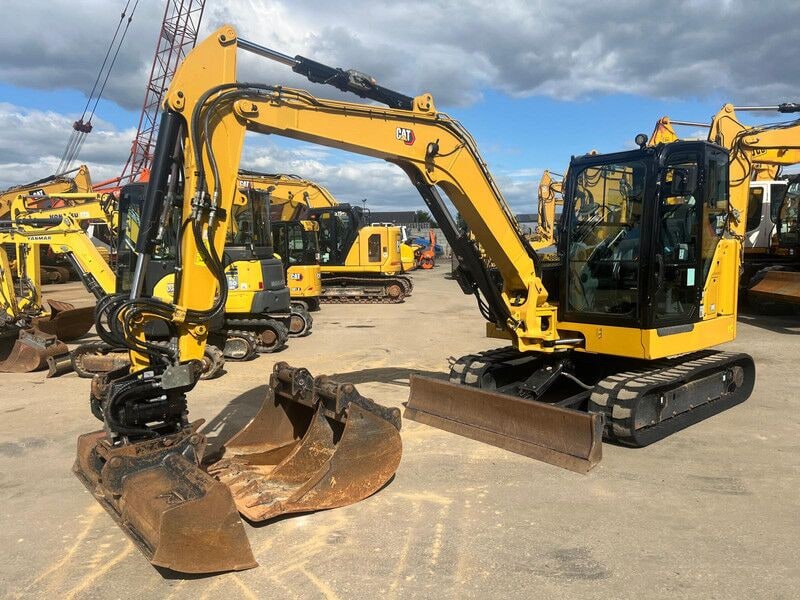2022 Caterpillar 306CR mini excavator, front three-quarter view 2022 Caterpillar 306CR mini excavator, front three-quarter view