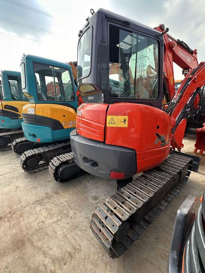 2024 Kubota U35-5 mini excavator, rear three-quarter view