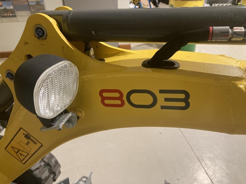 2022 Wacker Neuson 803 mini excavator boom detail 2022 Wacker Neuson 803 mini excavator boom detail