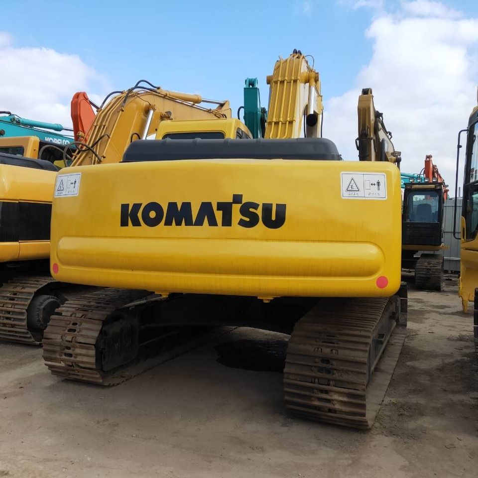 2018 Komatsu PC200-6 crawler excavator, rear view