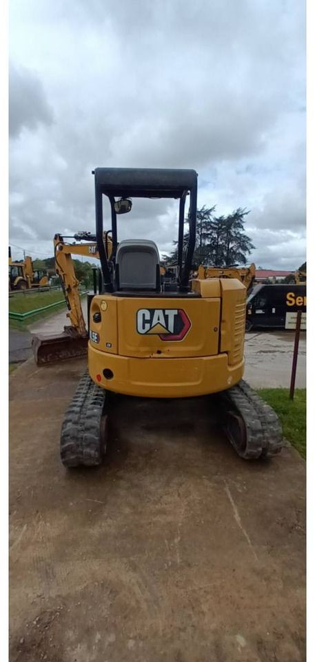 2020 Caterpillar 303.5ECR crawler excavator rear view