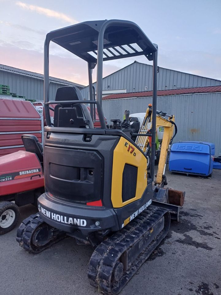2023 New Holland E17D mini excavator rear view