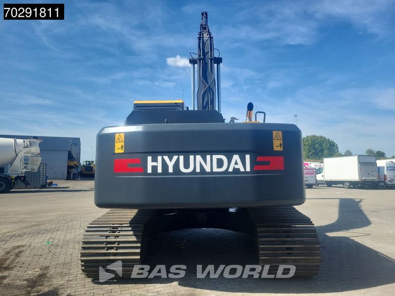 2025 Hyundai R245LR crawler excavator rear view 2025 Hyundai R245LR crawler excavator rear view