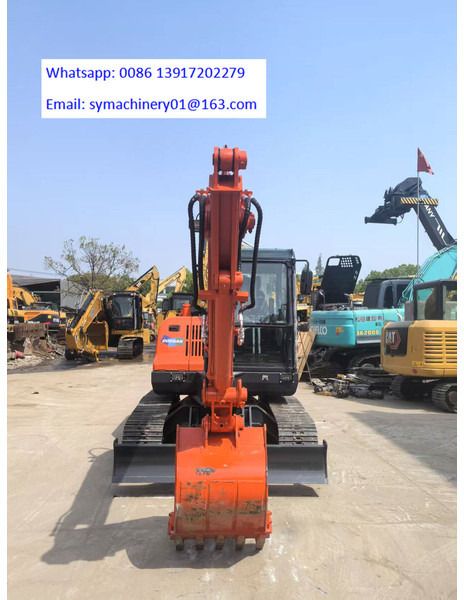 2024 Doosan DX60 mini excavator, front view 2024 Doosan DX60 mini excavator, front view