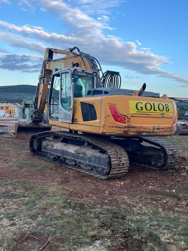 2008 Liebherr 914 C HD SL crawler excavator, rear three-quarter view 2008 Liebherr 914 C HD SL crawler excavator, rear three-quarter view