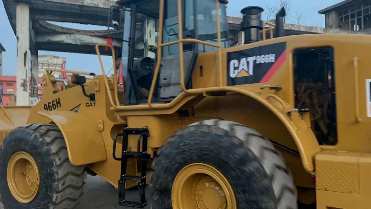 2020 Caterpillar 966H wheel loader side view 2020 Caterpillar 966H wheel loader side view