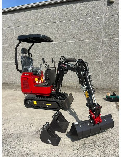 2025 Rhinoceros MY10-9 mini excavator, side view