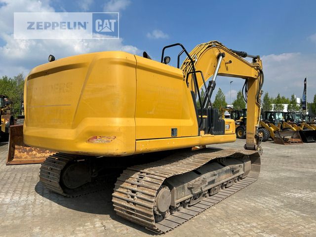 2020 Caterpillar 330-07B crawler excavator, rear three-quarter view 2020 Caterpillar 330-07B crawler excavator, rear three-quarter view