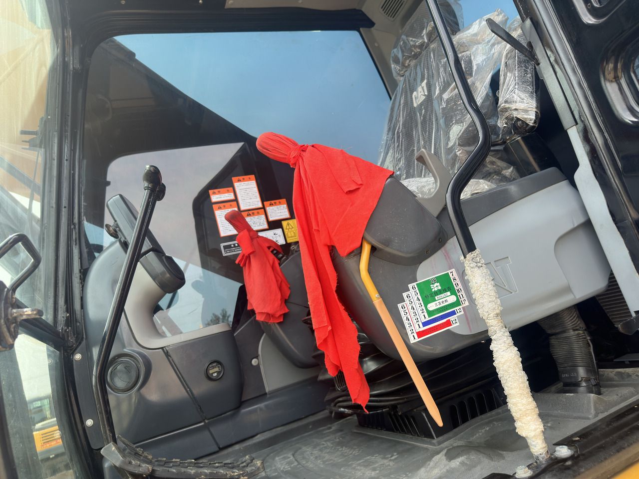 2023 Caterpillar 330D crawler excavator interior cab view 2023 Caterpillar 330D crawler excavator interior cab view