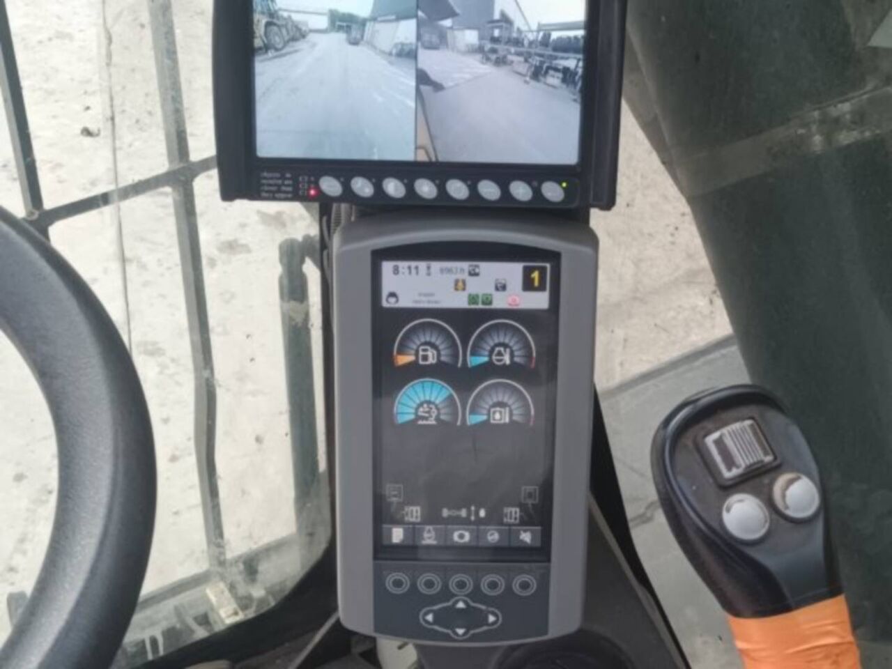 2020 Caterpillar MH3022-1 wheel excavator cab interior view