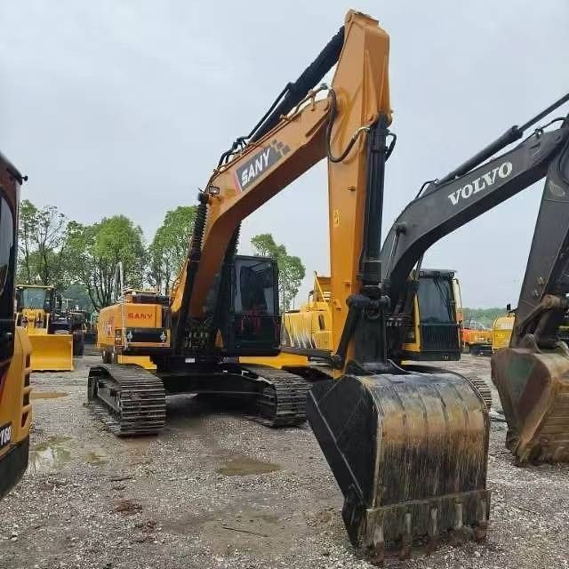 2024 Sany SY215C crawler excavator, front three-quarter view