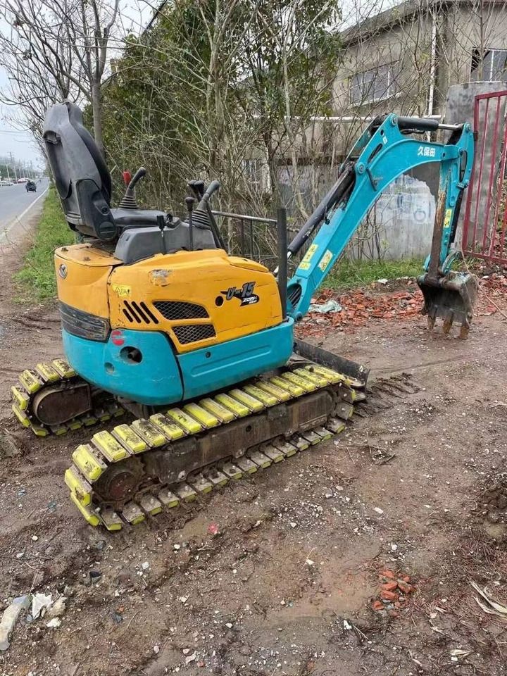 2024 Kubota U15 mini excavator, rear three-quarter view