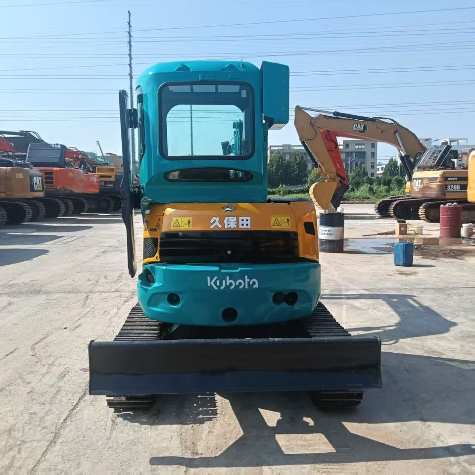 2022 Kubota U35 mini excavator, rear view