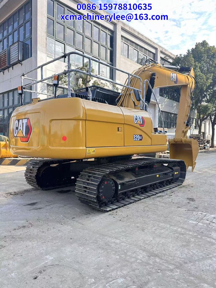 2024 Caterpillar 320GX crawler excavator rear three-quarter view 2024 Caterpillar 320GX crawler excavator rear three-quarter view