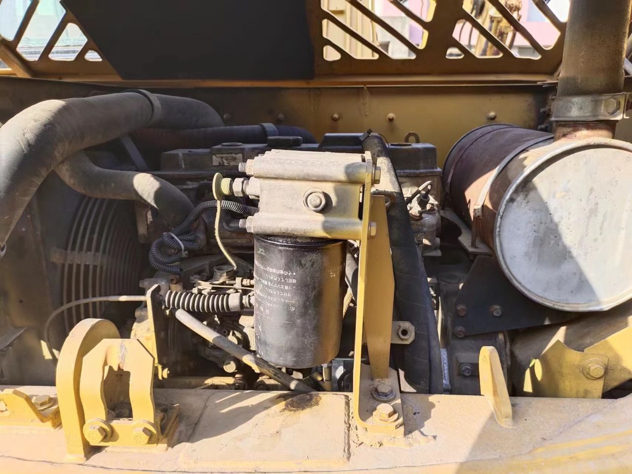 2018 Caterpillar 307D mini excavator engine compartment view 2018 Caterpillar 307D mini excavator engine compartment view